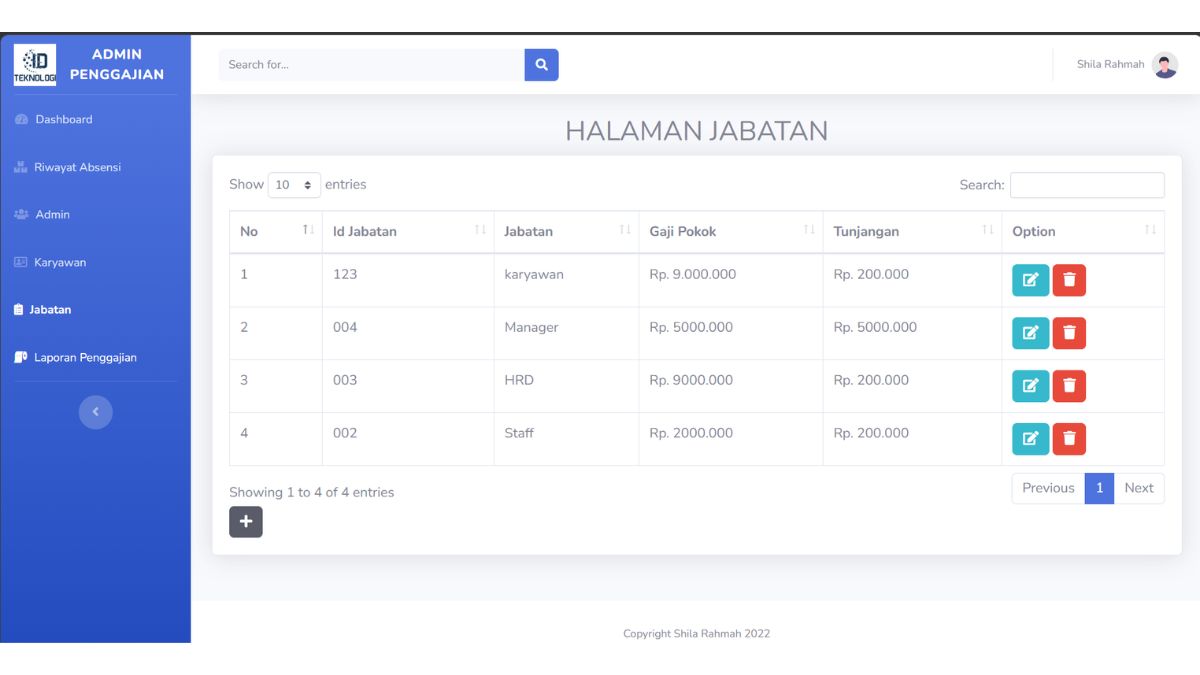 Sistem Payroll Penggajian Karyawan