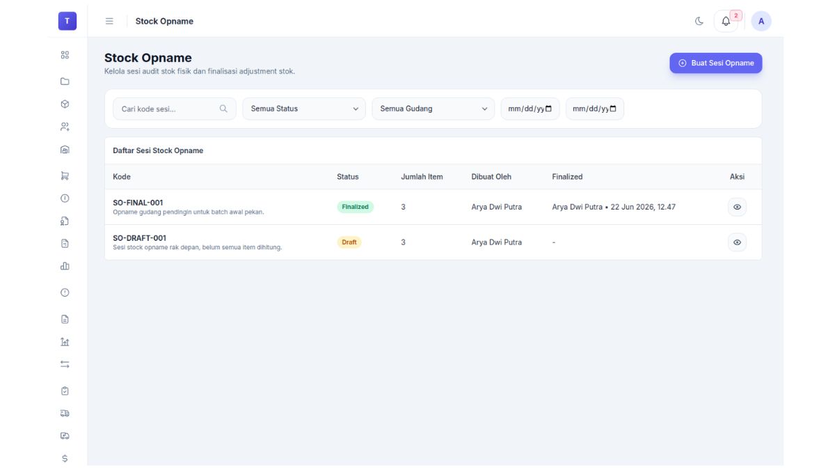 Sistem Kasir (Point of Sale / POS)